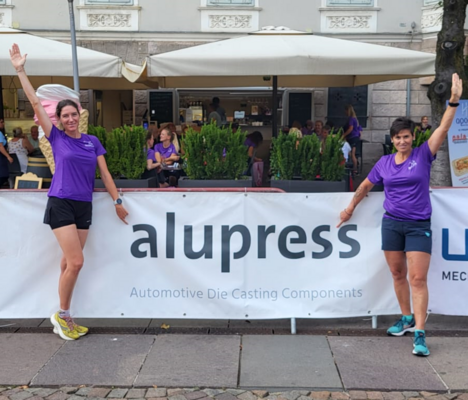 Alupress'ler beim Frauenlauf in Brixen