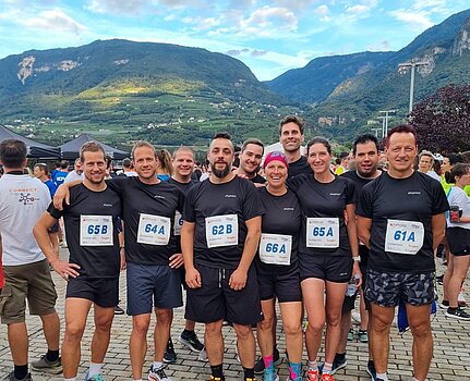 Alupress Employees at the Firmenlauf in Neumarkt