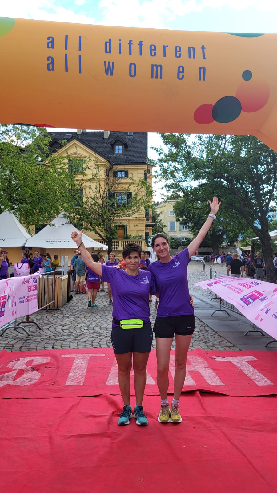 Alupress'ler beim Frauenlauf in Brixen